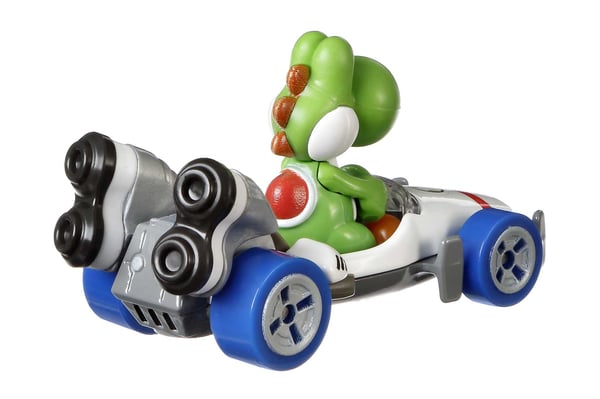 Hot Wheels Mario Kart YOSHI, B-DASHER, Bil