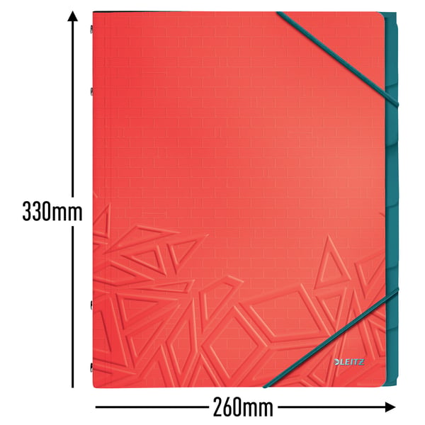 Leitz 39490020 mappar Polypropylen (PP) Röd A4