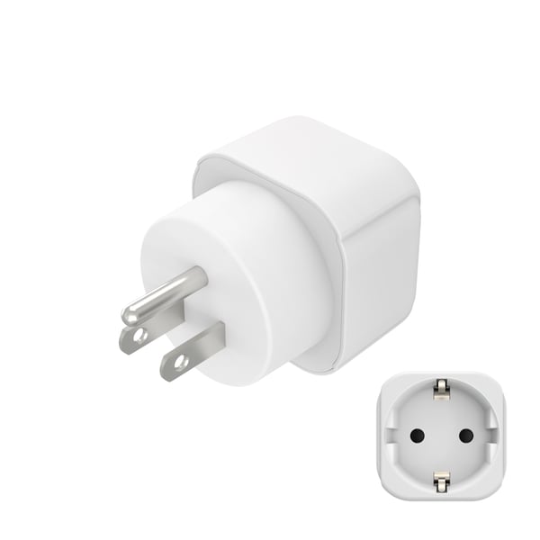Hama 00223438 pistorasia-adapteri Tyyppi B Tyyppi C (Europlug)+Tyyppi F Valkoinen