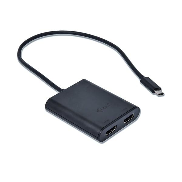 i-tec C31DUAL4KHDMI USB grafisk adapter 3840 x 2160 pixel Sort