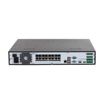 Dahua Technology NVR4416-16P-EI verkkovideotallennin 1.5U Musta
