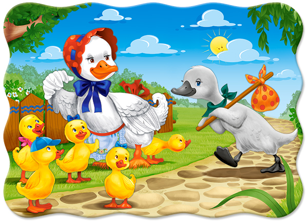 Castorland The Ugly Duckling 30 pcs Muotopalapeli 30 kpl Sarjakuvat