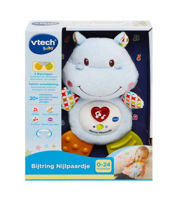 VTech Baby Bijtring Nijlpaardje