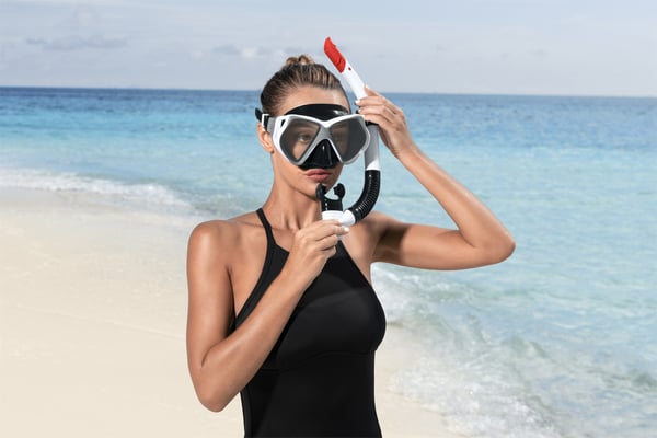 Bestway 24069 / 23 dykkemaske Hærdet glas Forskellige farver Voksen