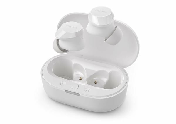Philips TAT1209WT/00 hovedtelefoner/headset True Wireless Stereo (TWS) I ørerne Opkald/musik Bluetooth Hvid