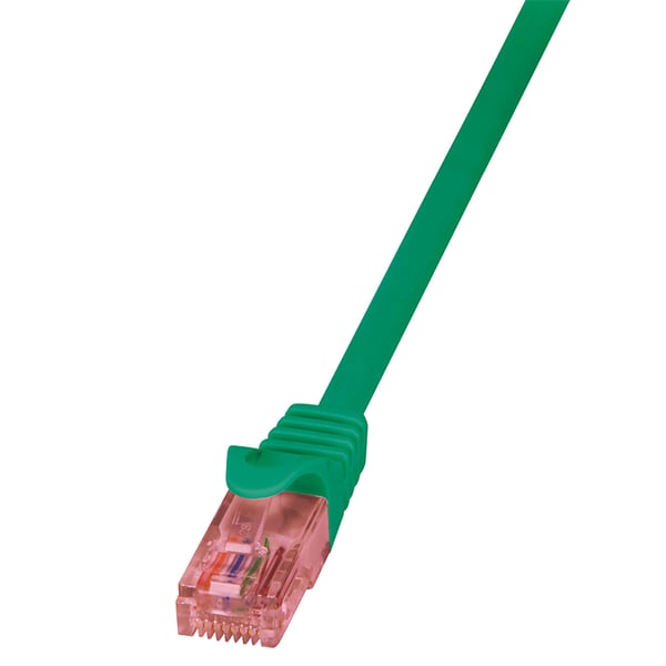 LogiLink 3m Cat.6 U/UTP netværkskabel Grøn Cat6 U/UTP (UTP)