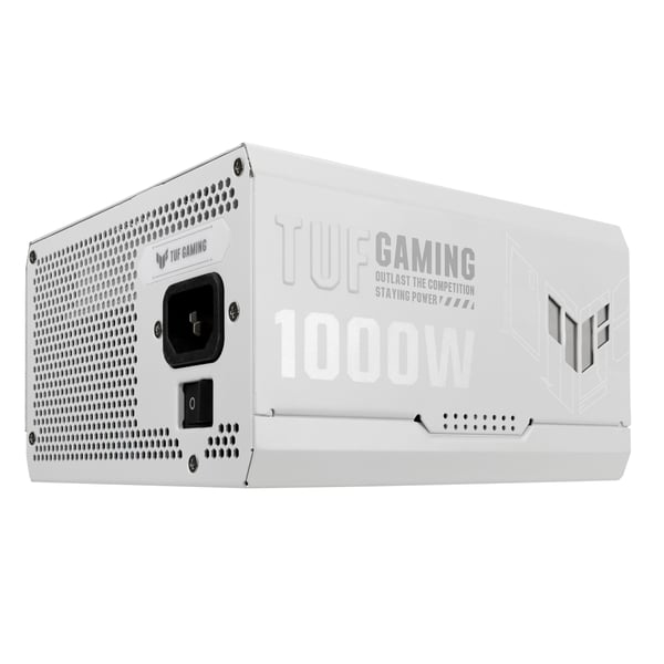ASUS TUF Gaming 1000W Gold White Edition strömförsörjningsenheter 20+4 pin ATX ATX Vit