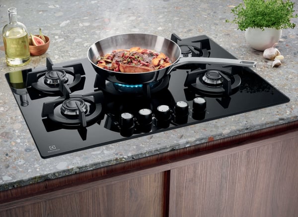 Electrolux KGG75372K Sort Indbygget 75 cm Gaskomfur 5 zone(s)
