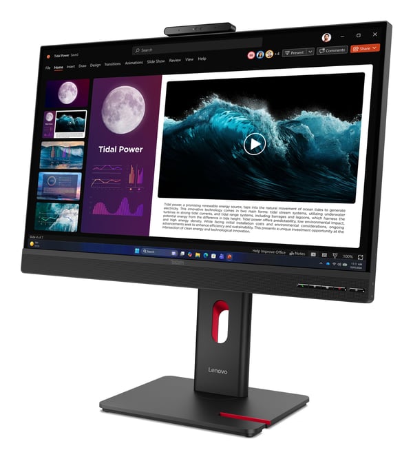 Lenovo ThinkCentre TIO27 Gen6 platta pc-skärmar 68,6 cm (27") 2560 x 1440 pixlar Quad HD LED Svart