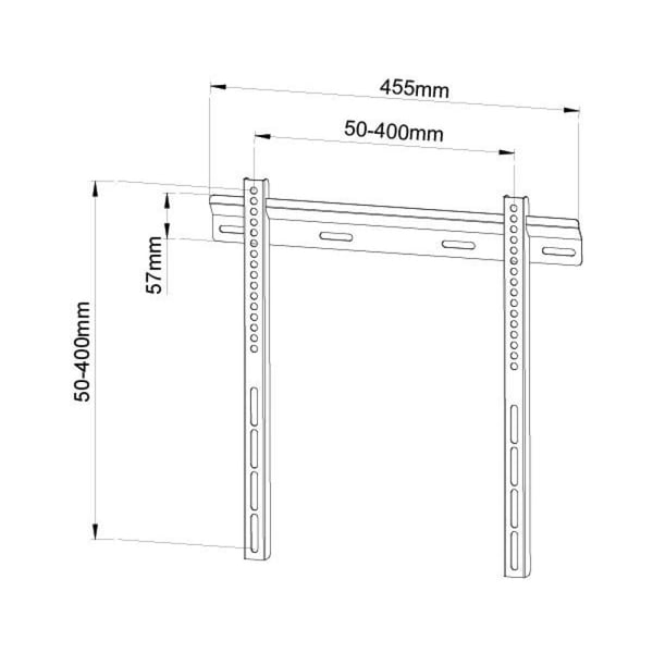Techly ICA-PLB-114M 139,7 cm (55") Musta