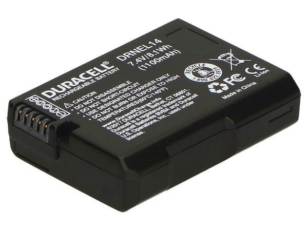 Duracell DRNEL14 kameran/videokameran akku Litiumioni (Li-Ion) 1100 mAh