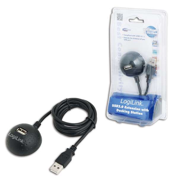 LogiLink CU0013B USB-kaapeli Musta