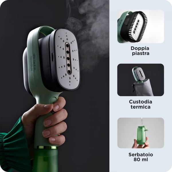 Ariete 4301/01 Håndholdt beklædningsdamper 0,08 L 1200 W Grøn