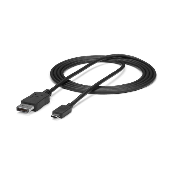 StarTech.com CDP2DPMM6B videokaapeli-adapteri 1,8 m DisplayPort USB Type-C Musta