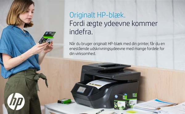 HP Original 901XL-blækpatron med høj kapacitet, sort