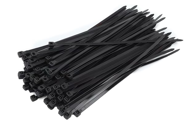 Microconnect CABLETIE4 kabelsamler Stige kabelbinder Sort 100 stk