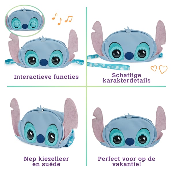 Purse Pets 6067400 handväska och axelremsväska Blå, Rosa Pojke/flicka