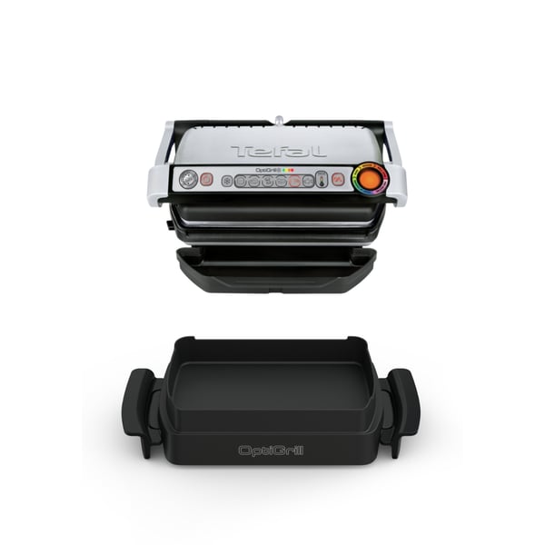 Tefal OptiGrill + GC714D kosketusgrilli Tefal OptiGrill + GC714D kosketusgrilli