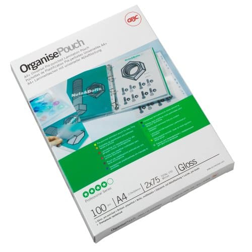 GBC Lamineringslomme A4+ for-hullede 125 micron
