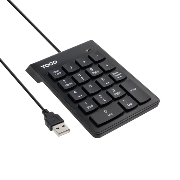 TooQ TQK-2001-B tastatur Kontor USB Nej Sort