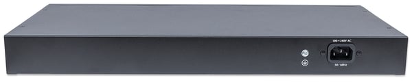 Intellinet 561198 verkkokytkin Hallittu L2+ Gigabit Ethernet (10/100/1000) Power over Ethernet -tuki 1U Musta