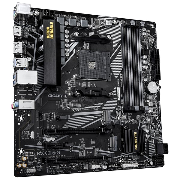 GIGABYTE B550M DS3H R2 emolevy AMD B550 Kanta AM4 mikro ATX
