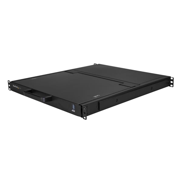 StarTech.com 1U enports KVM-konsol för serverrack - 17,3 tum - 1080p HD