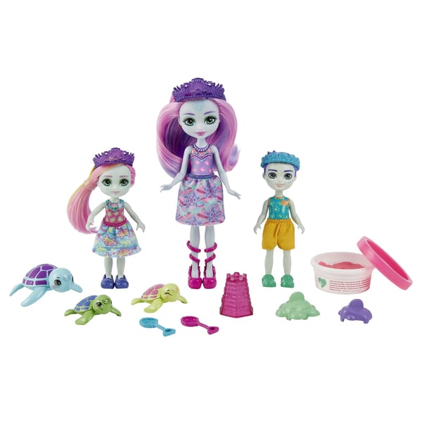 Royal Enchantimals OCEAN KINGDOM TINSLEY TURTLE FAMILIE-dukker