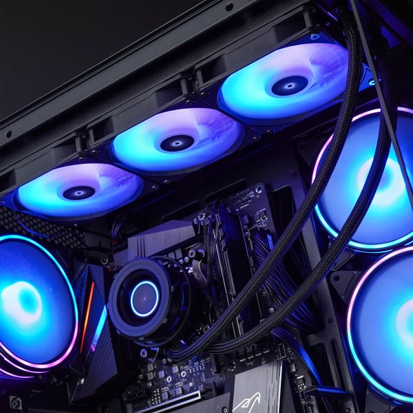 Chieftec CLC-360-VRM-RGB Computerkølesystem Computerkabinet Alt-i-en væskekøler 12 cm Sort