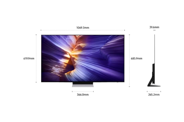 Samsung TQ48S90FAE 121,9 cm (48") 4K Ultra HD Smart TV Wi-Fi Sort