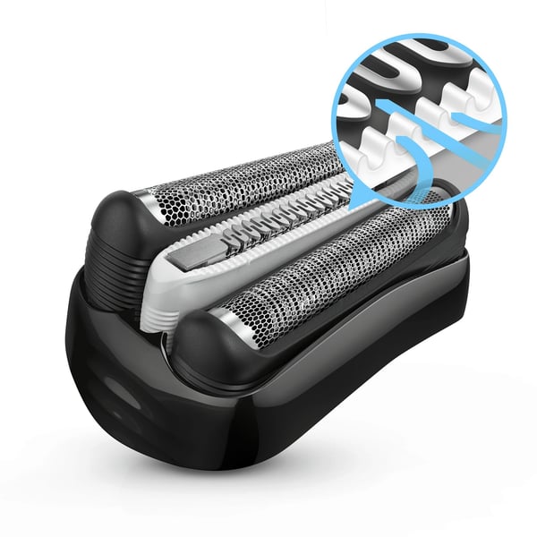 Braun Series 3 3040s Folierakapparat Trimmer Svart, Blå