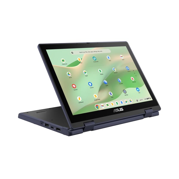 ASUS Chromebook CR12 Flip CR1204FTA-R90075 Intel® N N150 31 cm (12.2") Berøringsskærm WUXGA 8 GB LPDDR5-SDRAM 64 GB eMMC Wi-Fi 6 (802.11ax) ChromeOS Grå