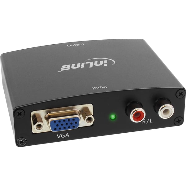 InLine 65004 videokabeladapter Svart