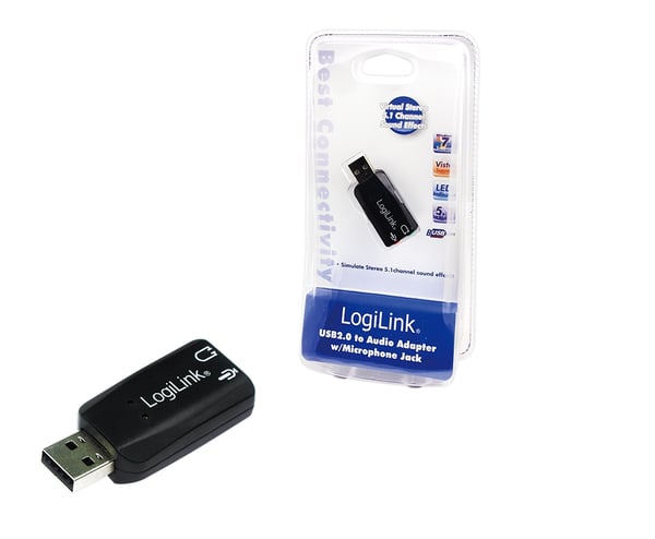 LogiLink USB Soundkarte 5.1 kanaler LogiLink USB Soundkarte 5.1 kanaler