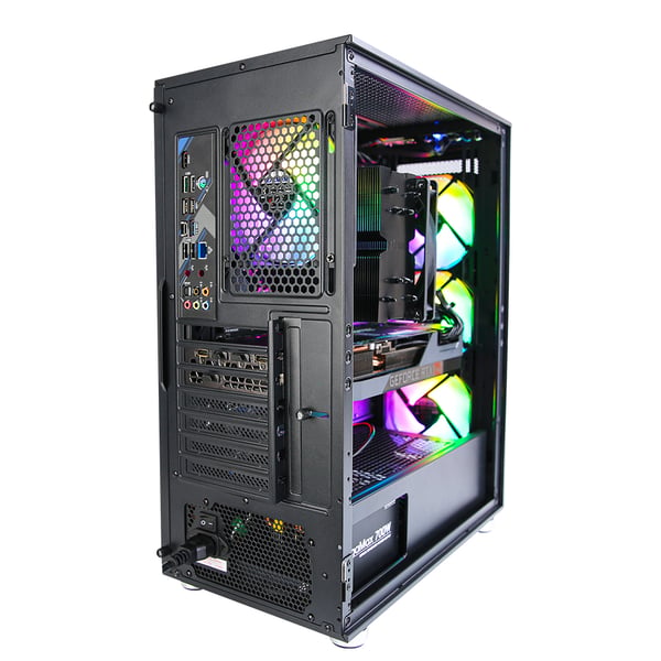 Zalman I3 Neo ATX Mid Tower PC Case Mesh front for efficient cooling Pre-installed fan 3 Midi Tower Musta