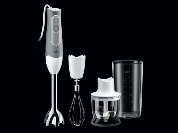 Braun MQ 525 0,6 L Nedsænkning blender 600 W Grå, Hvid