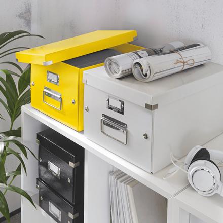 Leitz Click & Store WOW Medium opbevaringsboks, 85% recirkuleret karton
