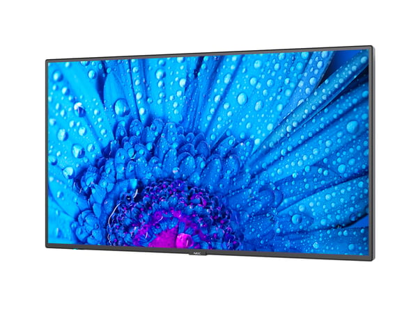 NEC MultiSync M491 Platt skärm för digital skyltning 124,5 cm (49") IPS 500 cd/m² 4K Ultra HD Svart 24/7