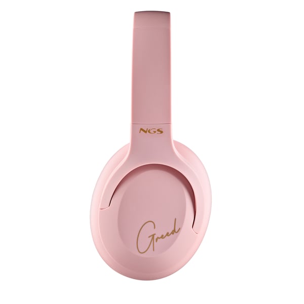 NGS ARTICA GREED Kuulokkeet Langallinen & langaton Pääpanta Puhelut/Musiikki USB Type-C Bluetooth Vaaleanpunainen