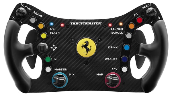 Thrustmaster Ferrari 488 GT3 Wheel Add-On Svart USB Ratt Analog / Digital PC, Xbox One, Xbox One S, Xbox One X, Xbox Series S, Xbox Series X, PlayStation 4, PlayStation 5
