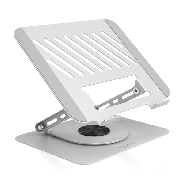 AISENS LP5SXL-489 kannettavan tietokoneen teline Kannettavan tietokoneen ja tabletin teline Hopea 43,2 cm (17")