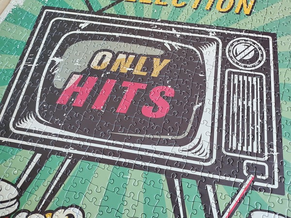 Tactic Puzzle Lovers Vintage Posters Retro Movie Collection 1000 pcs puzzle