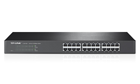 TP-Link TL-SF1024 Ikke administreret Fast Ethernet (10/100) Sort