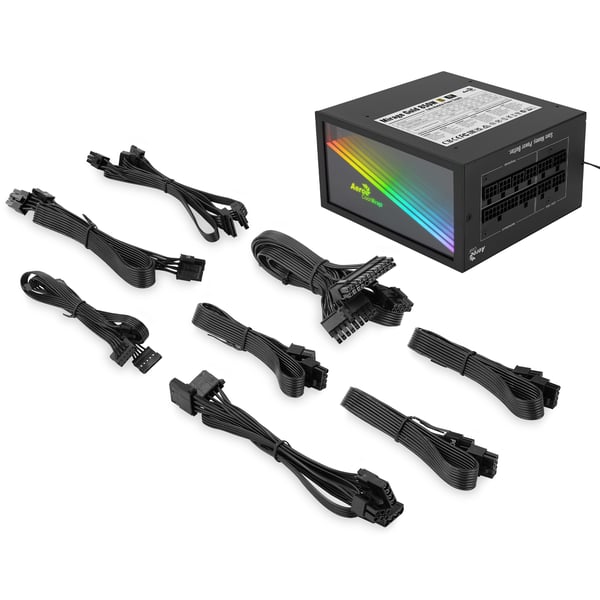 Aerocool MIRAGEGOLD850M strömförsörjningsenheter 850 W 20+4 pin ATX ATX Svart
