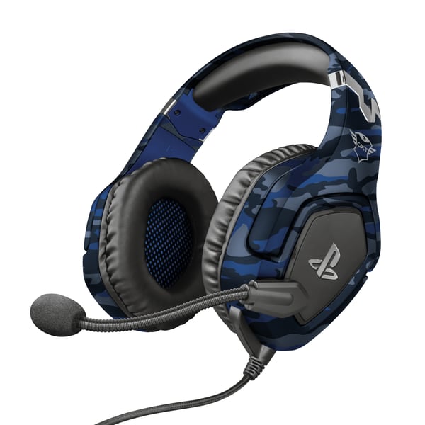 Trust GXT 488 Forze PS4 Headset Kabel Huvudband Spela Svart, Blå