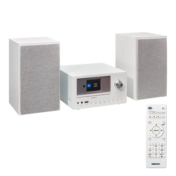 MEDION DAB+ LIFE P85003 Home audio micro system 30 W Hvid