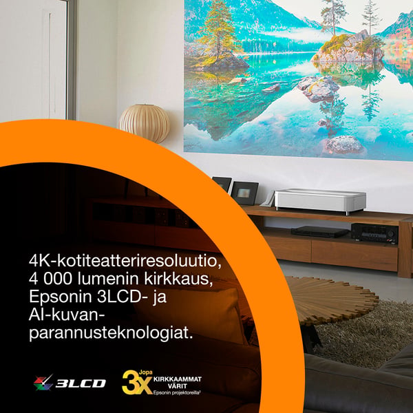 Epson Lifestudio Grand Plus EH-LS970W – timantinvalkoinen
