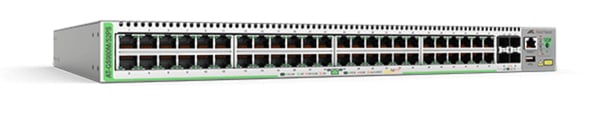 Allied Telesis AT-GS980M/52PS-50 Hallittu L3 Gigabit Ethernet (10/100/1000) Power over Ethernet -tuki Harmaa