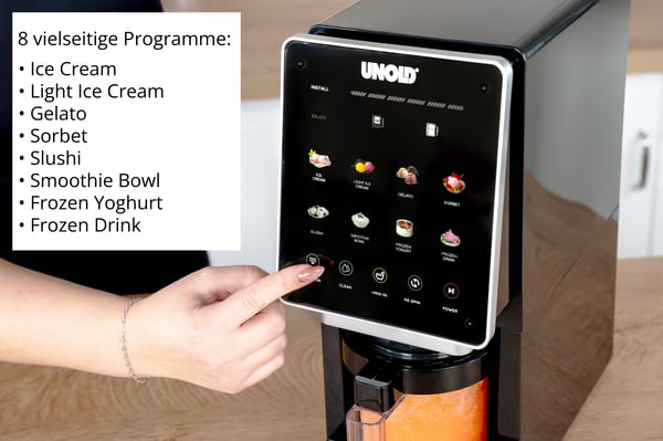 Unold 48805 Eismaschine Cream Dream 0,5 L 800 W Musta