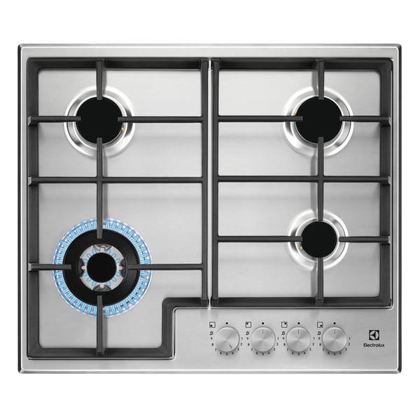 Electrolux EGS64362X Rustfrit stål Indbygget 60 cm Gaskomfur 4 zone(s)
